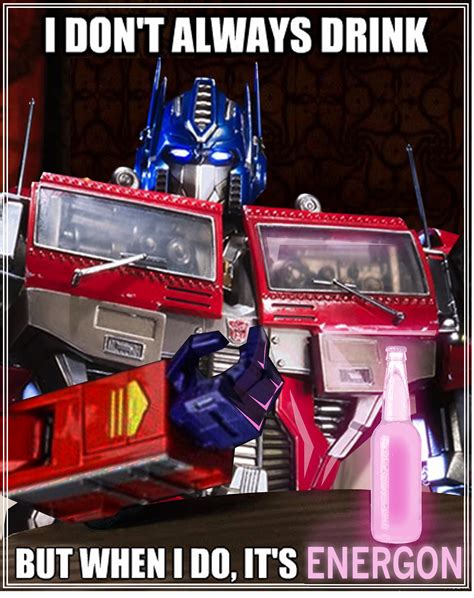 Tranformers: The Drinking Game .